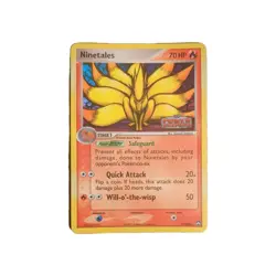 2007 Pokemon Power Keepers #19 Ninetales Reverse Holo MP-HP - Image 1