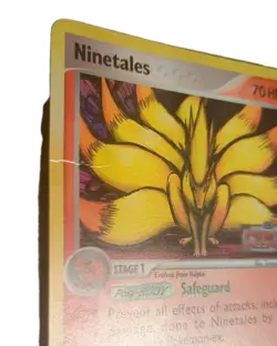 2007 Pokemon Power Keepers #19 Ninetales Reverse Holo MP-HP - Image 4