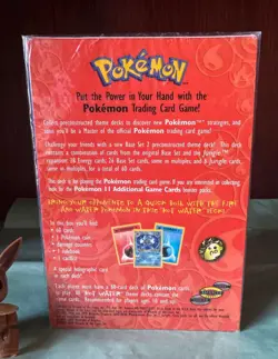 Pokemon 1999 Hot Water Theme Pack FACTORY SEALED - Image 5