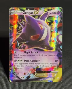 Pokemon TCG: Gengar EX 34/119 - Ultra Rare - Phantom Forces - *HP* - Image 1