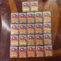 LOT OF (22) Mega Lucario EX 077/132 Mega Evolution Pokemon TCG - Image 1