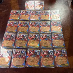 LOT OF (22) Mega Lucario EX 077/132 Mega Evolution Pokemon TCG - Image 2