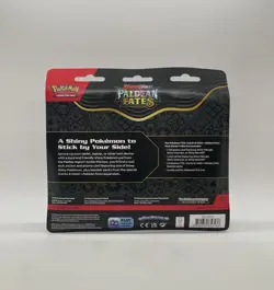 Pokemon TCG Paldean Fates Greavard 3-Pack Tech Sticker Collection - Image 2