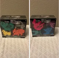 Pokemon Evolving Skies Sword Shield Elite Trainer Box ETB Set of 2, Sealed - Image 1