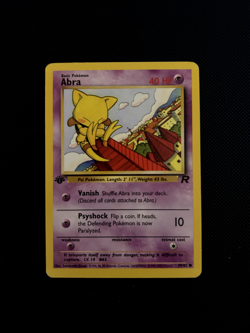 Abra 1st Edition Team Rocket 49/82 WOTC Vintage Pokemon - Image 1
