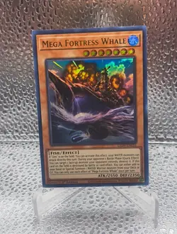Yu-Gi-Oh! Mega Fortress Whale Common LED9-EN016 Lightly Played 1st Edition - Image 1