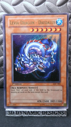 | Yugioh Levia-Dragon - Daedalus IOC-083 1st Ed Ultra Invasion Of Chaos HP ?? | - Image 1
