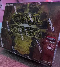 Yu-Gi-Oh Quarter Century Stampede 1st Edition Booster Box - Image 1