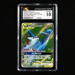 CGC GEM MINT 10 Nintendo 2023 Pokemon PTCG CHN. card - Latias & Latios GX - Image 2