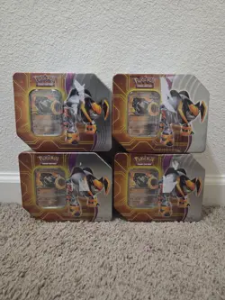 Paradox Destinies Tin (Iron Boulder ex) - Pokemon TCG Trading Card Game - Image 1