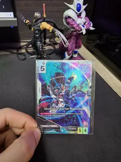 Gundam TCG NewType Challenge Winner Card Gundam Aerial Rebuild LR+ GD01-067 - Image 1