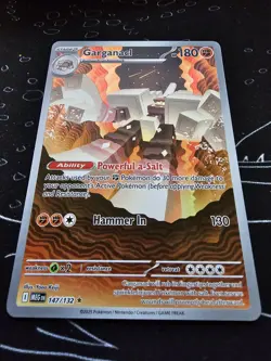 Garganacl - 147/132 - Illustration Rare - Mega Evolutions - Pokemon Card - NM/M - Image 1