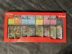 Pokemon TCG Scarlet & Violet Prismatic Evolutions Mini Tins Sealed, 8-Card Lot - Image 1
