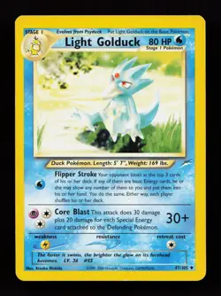 Light Golduck 47/105 Uncommon Non Holo Neo Destiny Pokemon Card - Image 1