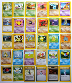 Pokemon Part Complete WOTC Legendary Collection Set Non Holo Cards Vintage LP - Image 1