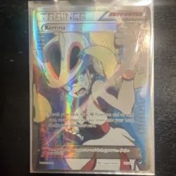 Pokemon TCG XY Furious Fists Korrina 111/111 Full Art Ultra Rare Holo Card - Image 1