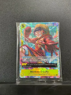 One Piece Monkey.D.Luffy OP07-109 Illustration Box Vol.3 Promotion Card Foil - Image 1
