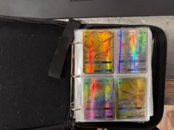 Pokemon Card Lot In Binder Garage Sale Special Full Art VMAX Secret Rare Lot 1/2 - Image 1