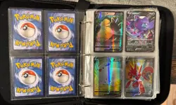 Pokemon Card Lot In Binder Garage Sale Special Full Art VMAX Secret Rare Lot 1/2 - Image 2