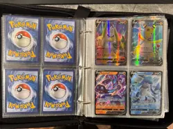 Pokemon Card Lot In Binder Garage Sale Special Full Art VMAX Secret Rare Lot 1/2 - Image 3