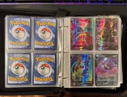 Pokemon Card Lot In Binder Garage Sale Special Full Art VMAX Secret Rare Lot 1/2 - Image 4
