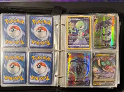 Pokemon Card Lot In Binder Garage Sale Special Full Art VMAX Secret Rare Lot 1/2 - Image 5