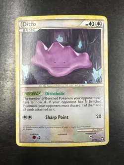ditto 17-102 pokemon card- excellent condition - Image 1