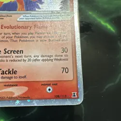 Pokemon TCG Flareon EX Holo Rare Card 108/113 Delta Species 1 - Image 4