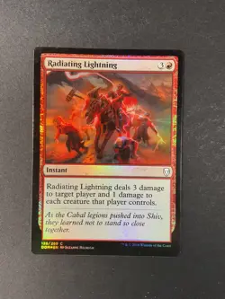 Radiating Lightning - Foil - Dominaria - Magic the Gathering - MTG - Image 1
