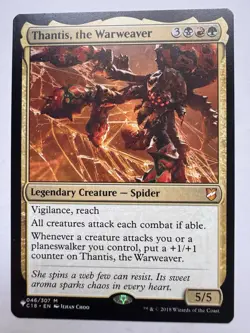 MTG Thantis, the Warweaver Mystery Booster 2 Commander 2018 46 Regular Rare - Image 1