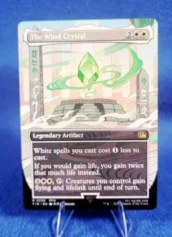 The Wind Crystal Borderless Regular - Final Fantasy MTG-NM - Image 1