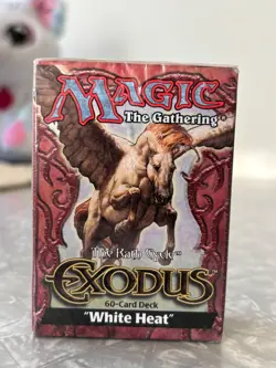 Magic the Gathering Exodus Sealed White Heat Deck - Image 1