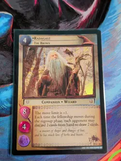 Decipher Lord of the Rings TCG FOIL - Radagast, The Brown - Never Played - Image 1
