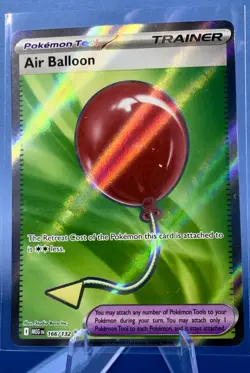 Air Baloon 166/132 - Full Art Secret Rare - Mega Evolution Pokemon Card NM - Image 1