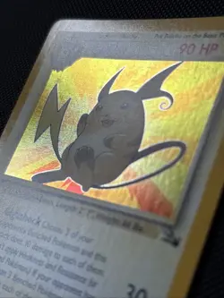 1999 Pokemon Fossil WotC 14/62 Raichu Holo - Image 3