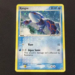 Pokemon TCG Kyogre EX Emerald 6/106 Holo Rare LP-NM SWIRL - Image 1