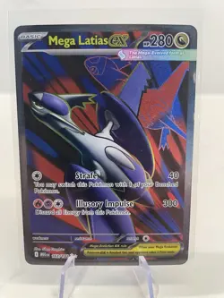 Mega Latias ex 163/132 - Mega Evolution Base Full Art Pokemon TCG NM - Image 1