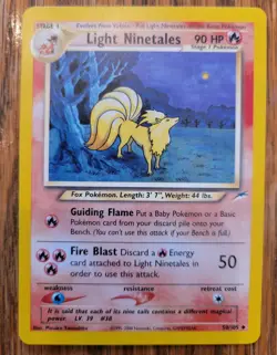 Light Ninetales - 50/105 - Uncommon - Neo Destiny Pokemon - Image 3