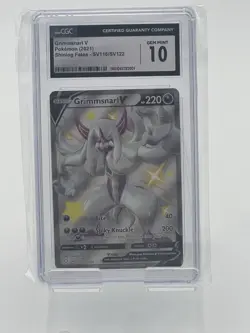 Grimmsnarl V CGC 10 - Shiny Vault Holo SV116/SV122 - Shining Fates 2021 Pokemon - Image 1