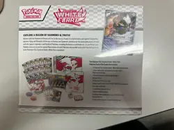 Pokemon TCG: White Flare Pokemon Center Elite Trainer Box Sealed (ETB) - Image 3