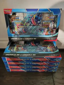 Pokemon Greninja ex & Kingdra ex Special Collection - New & Sealed - LOT OF 5 - Image 1