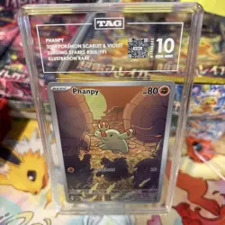 2024 POKEMON SSP EN-SURGING SPARKS ILLUSTRATION RARE #205 PHANPY PSA 10 - Image 2