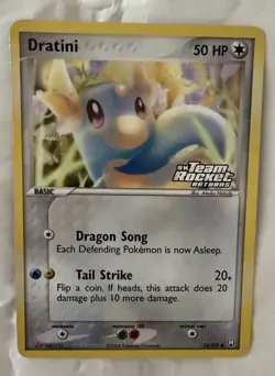 Dratini 53/109 Reverse - Team Rocket Returns - Pokemon TCG - English - HP - Image 1