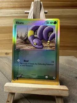 Pokemon Sandstorm Reverse Holo,E-Reader Ekans #64/100 Lightly played - Image 1
