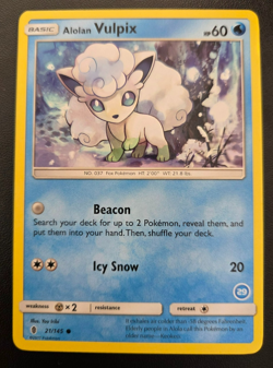 Alolan Vulpix-Pokemon SM Trainer Kit: Alolan Sandslash & Alolan Ninetales-#29 - Image 1