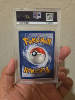 1999 Pokemon German Chaneira Holo 1st Edition PSA 8 - Image 3