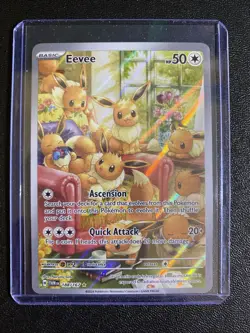 Pokemon Scarlet and Violet Twilight Masquerade Eevee Illistration Rare 188/167 - Image 3