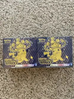 2 Pokemon Scarlet & Violet Surging Sparks Elite Trainer Boxes - Image 1