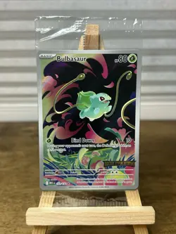 Bulbasaur 133/132 PROMO Stamped Pokemon Mega Evolution Holo Sealed NM - Image 1