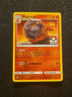 Magcargo - 24/168 - 2nd Place - League Challenge - Reverse Holo - Pokemon TCG - Image 1